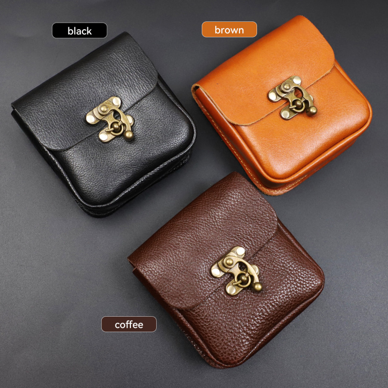 Key Holder Leather Pouch - Мягкая поясная сумка из натуральной коровьей