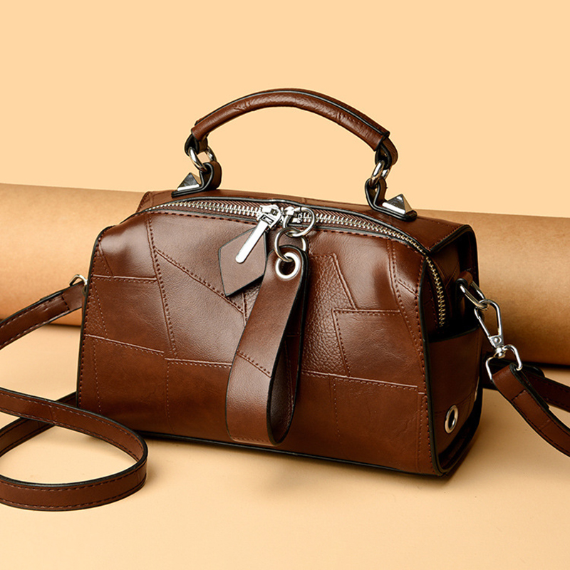 Luxury Bags Entry - Женский рюкзак из натуральной кожи, простая