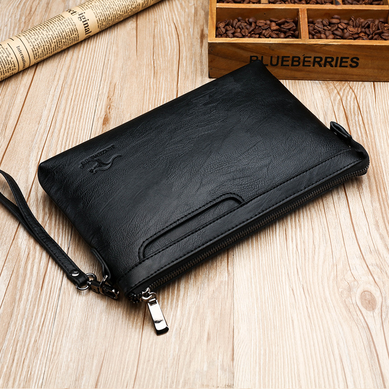 Key Holder Leather Pouch - Деловая сумка-клатч из высококачественной искусственной кожи,