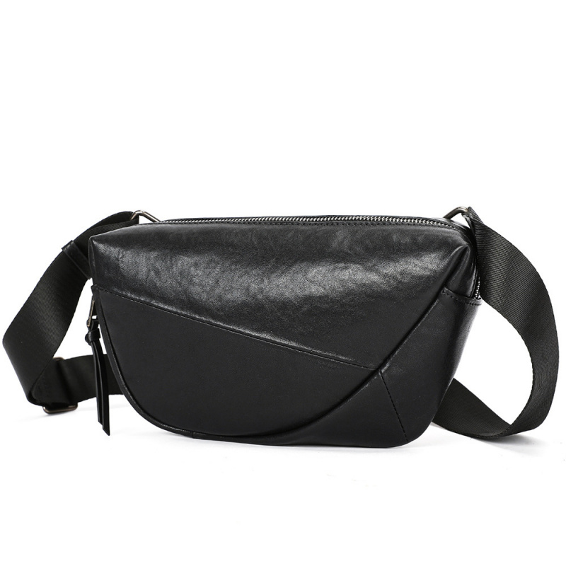 Saddle Bag Distressed - Винтажная мужская нагрудная сумка из натуральной