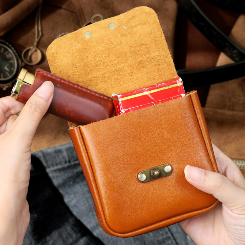 Мягкая поясная сумка из натура – обзор и цена Key Holder Leather Pouch