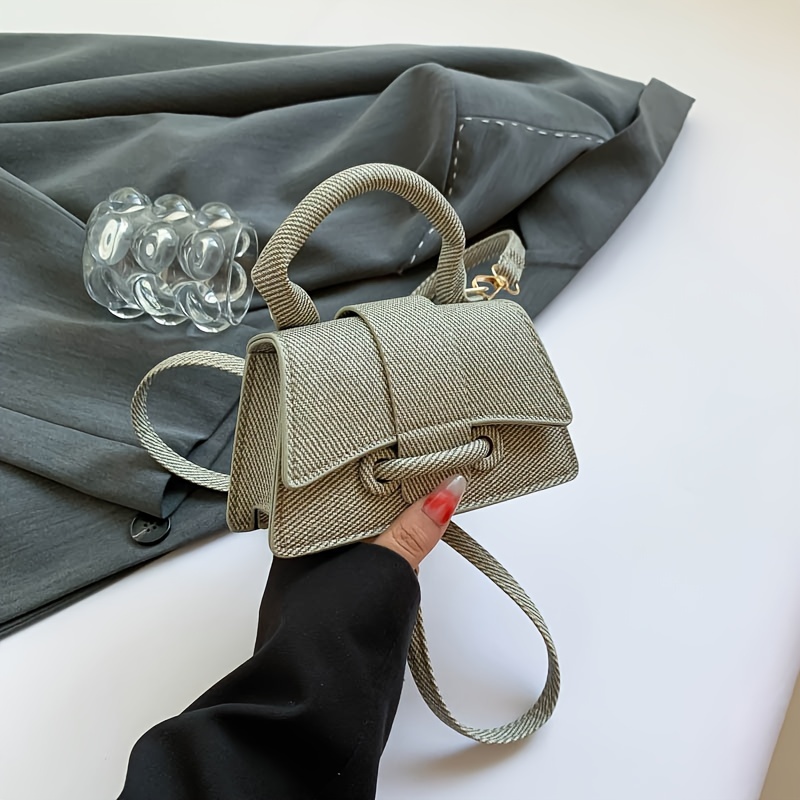 Женская модная плетеная мини-с – обзор и цена Structured Handbag Top Handle
