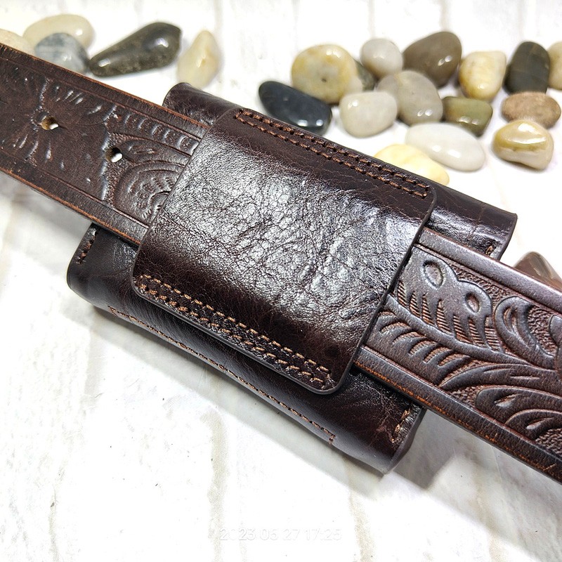 Поясная мини-сумка Blongk из н – обзор и цена Key Holder Leather Pouch