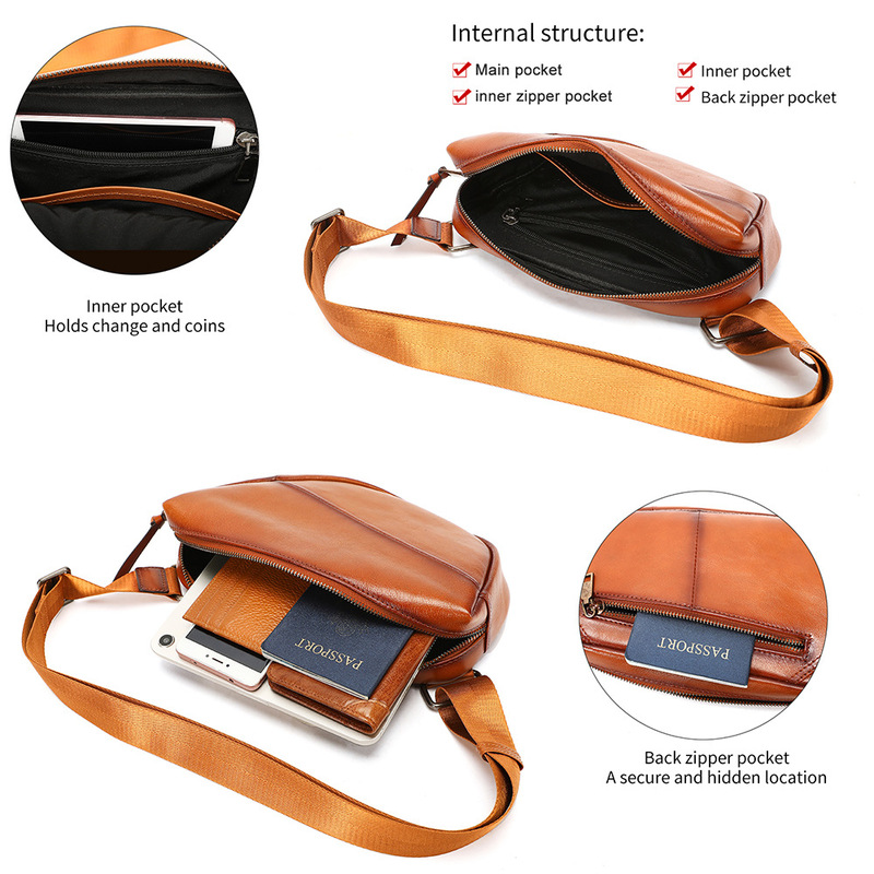 Винтажная мужская нагрудная су – обзор и цена Saddle Bag Distressed